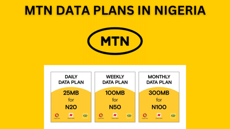 MTN Data Plans and Codes 2024