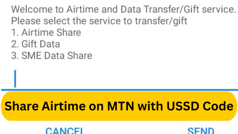 How to Share Airtime on MTN with USSD Code